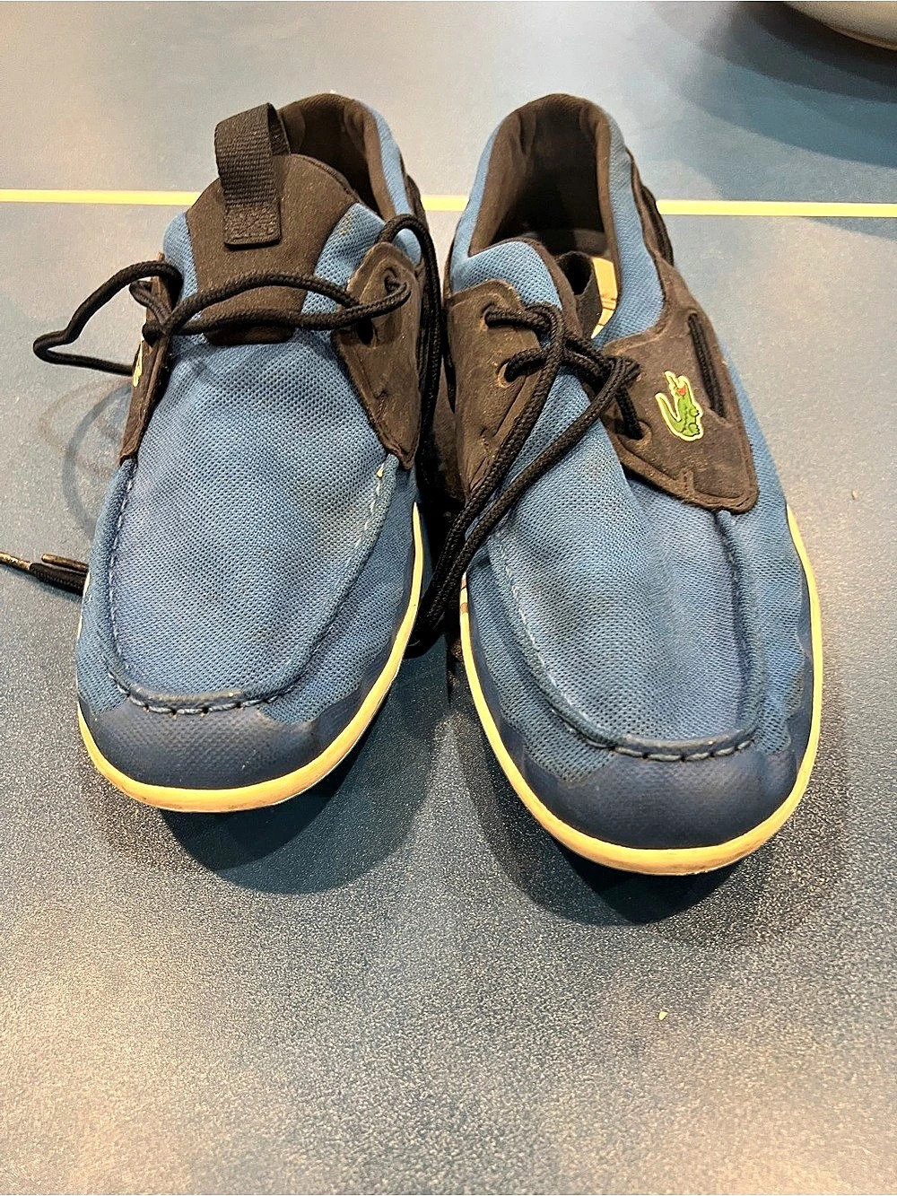 Lacoste L.Andsailing 316 3 Boat Shoe Boat Shoes Blue  US 9